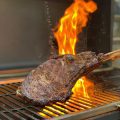 Fire Mohing Tomahawk Steak